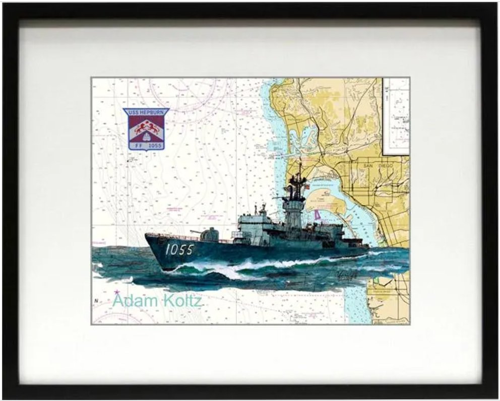 Adam Koltz (@adamkoltz) on Twitter photo Museum Quality Ships on Nautical Charts
⚓️USS Hepburn FF-1055
⚓️ etsy.com/listing/176000…
⚓️Great Gifts for Departing Officers or Your Favorite Sailor
⚓️ATTENTION WARDROOMS: Contact us for special pricing
🇺🇸 <a href="/USNavy/">U.S. Navy</a> <a href="/USPacificFleet/">U.S. Pacific Fleet</a> <a href="/USAtlanticFleet/">Commander, U.S. Atlantic Fleet</a> <a href="/US5thFleet/">U.S. Naval Forces Central Command/U.S. 5th Fleet</a> <a href="/CENTCOM/">U.S. Central Command</a> Museum Quality Ships on Nautical Charts
⚓️USS Hepburn FF-1055
⚓️ etsy.com/listing/176000…
⚓️Great Gifts for Departing Officers or Your Favorite Sailor
⚓️ATTENTION WARDROOMS: Contact us for special pricing
🇺🇸 <a href="/USNavy/">U.S. Navy</a> <a href="/USPacificFleet/">U.S. Pacific Fleet</a> <a href="/USAtlanticFleet/">Commander, U.S. Atlantic Fleet</a> <a href="/US5thFleet/">U.S. Naval Forces Central Command/U.S. 5th Fleet</a> <a href="/CENTCOM/">U.S. Central Command</a>