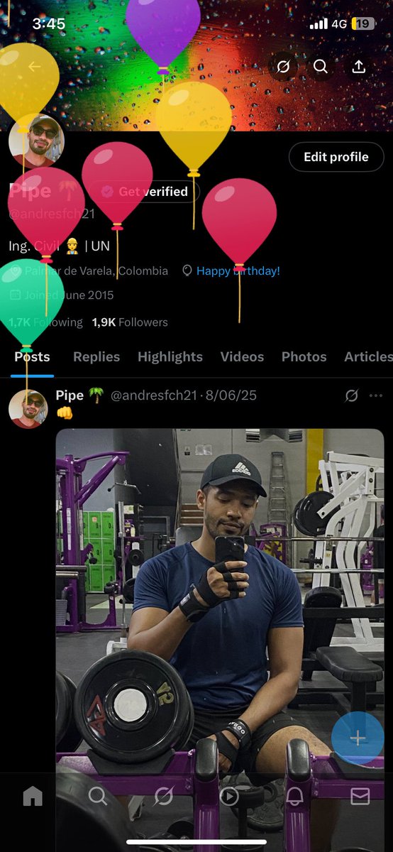 andresfch21's tweet photo. It’s my birthday! 🎉 Se aceptan todo tipo de regalos al DM 😏 😄 https://t.co/8AsKyWOlTm