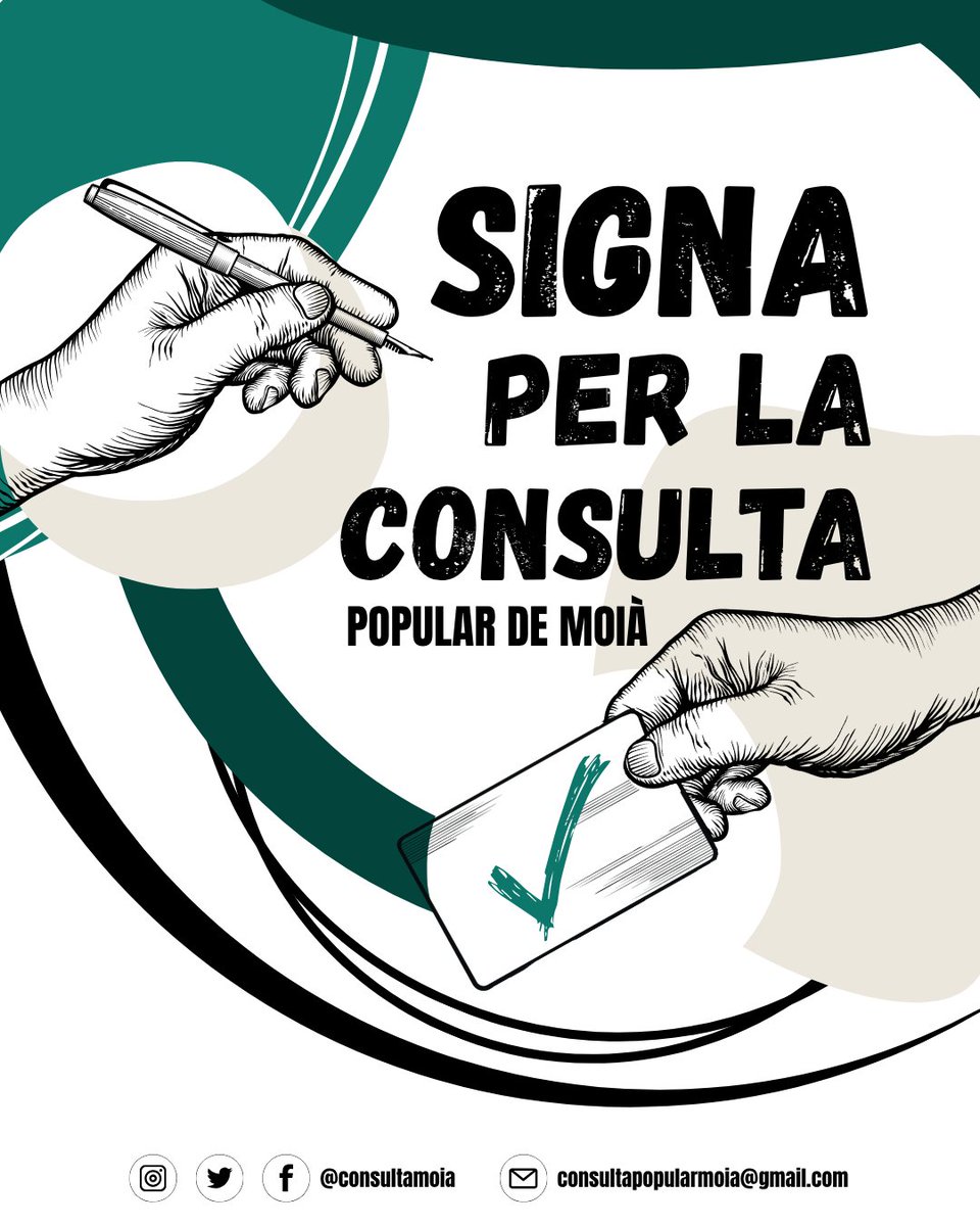 📢 Signa per la consulta!
✍️ Perquè el poble de Moià puguem decidir sobre el futur de l’escorxador i la planta de biogàs.
📍 On pots signar?
 ✅ A l’Ateneu <a href="/apmoianes/">La Polseguera • Ateneu Popular del Moianès</a> 
 ✅ Al mercat, diumenges al matí
 ✅ I ens trobaràs també voltant pel poble!