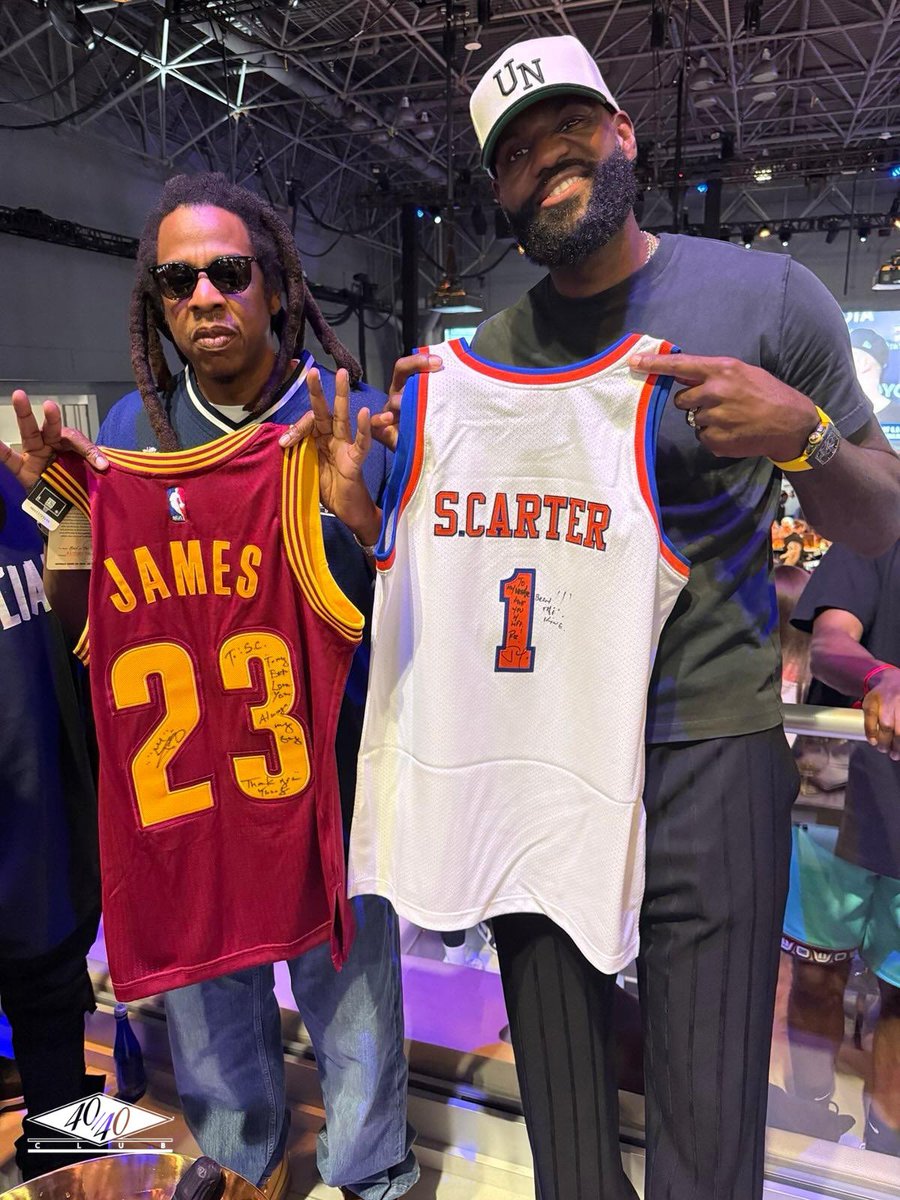 RocNation's tweet image. S.CARTER X KING JAMES #4040Fanatics
