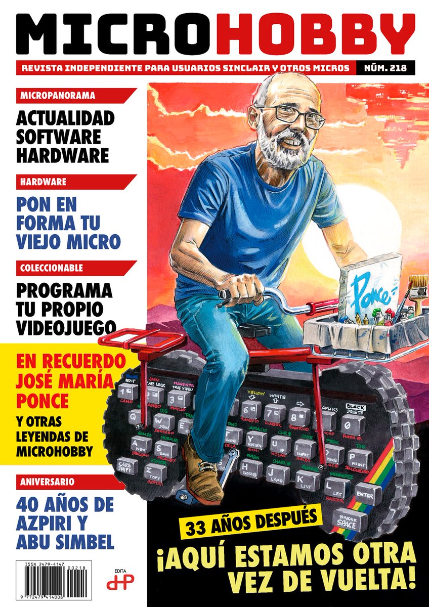 Apenas quedan 24 horas para que ya podáis reservar el número 218 de #Microhobby. 

Y la tienda es...
Tienda.hechoconpixels.com

Tic, tac... ⏳