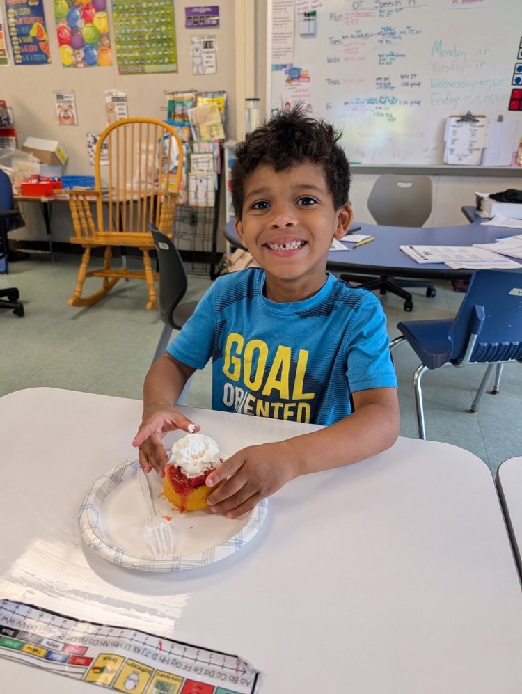 Our classes enjoyed learning how to make strawberry shortcake.
