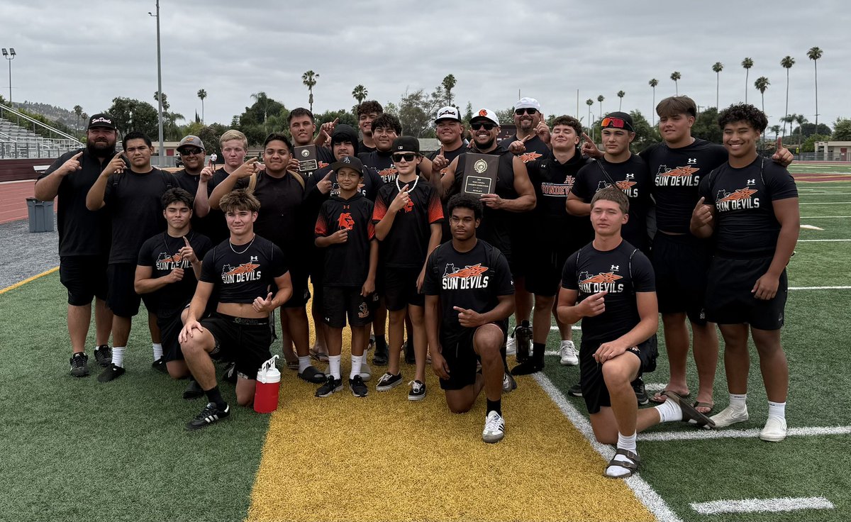 WEST COVINA HIGH LINEMAN COMPETITION CHAMPS! #back2back2back