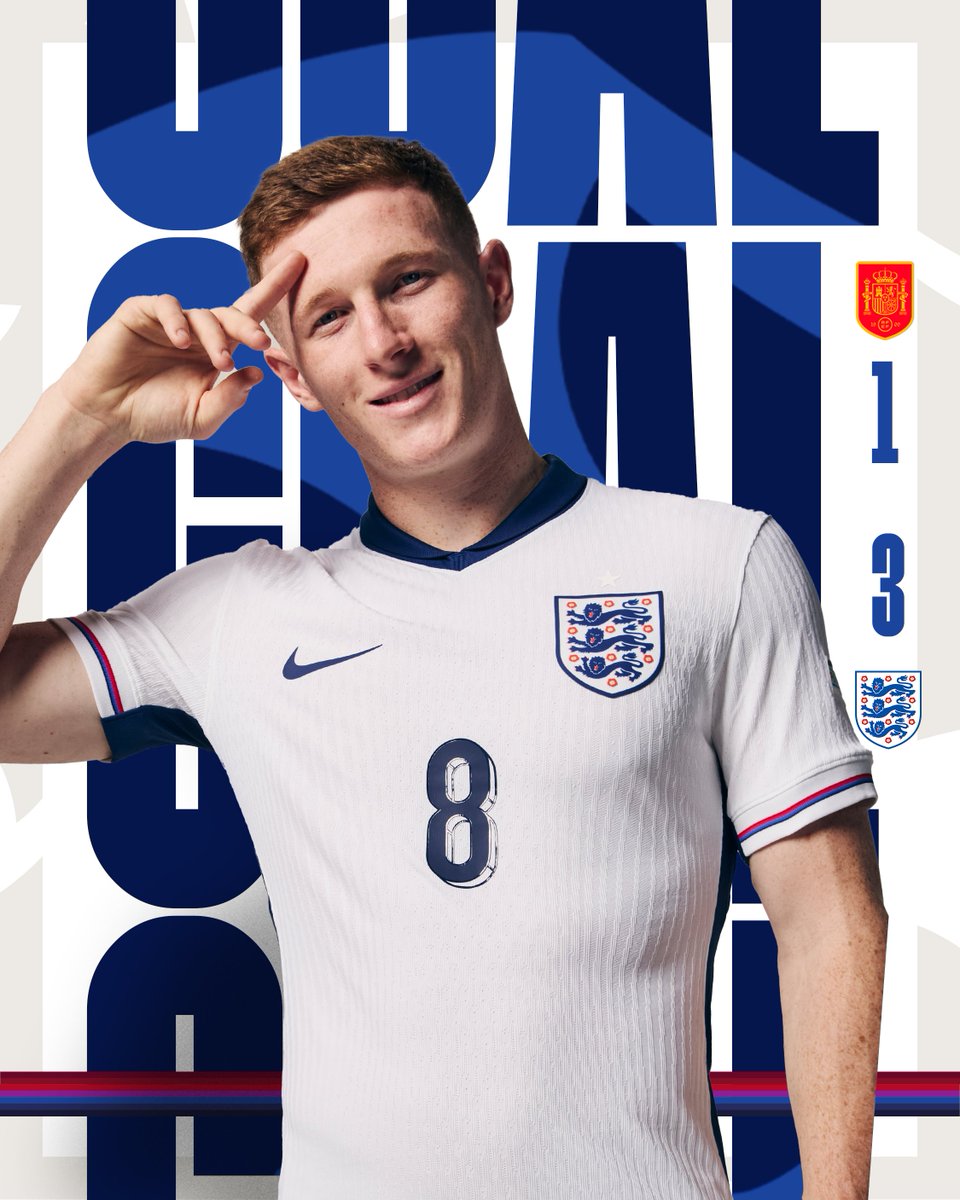 AND THAT WILL DO IT! 🥳

Elliot Anderson scores from the spot to make it 3-1 to England! ❤️
