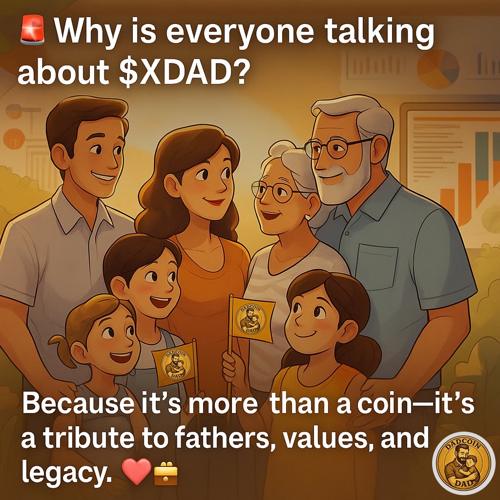 🔥 MISS THIS &amp; YOU’LL CHASE IT AT 10x
$XDAD = The cleanest, realest, early alpha on-chain 💼

Now with DOUBLE AIRDROP on every buy
No fluff. No rugs. Just legacy + upside.
Be early or be sorry. 🧠

Join  Now: raydium.io/launchpad/toke…

#Solana #memecoin #Crypto #memecoin1000x #XDAD