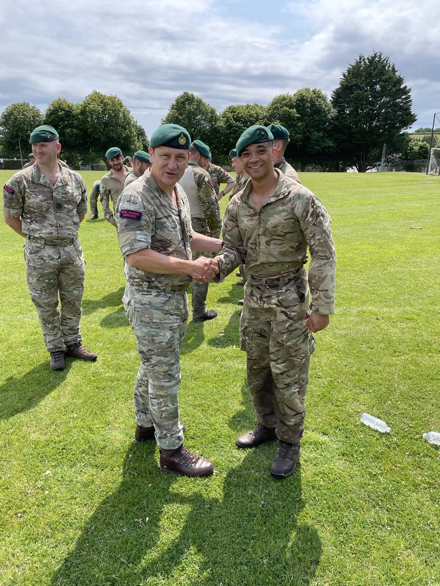 Great to see Mne Gray obtain his green beret and join the unit!