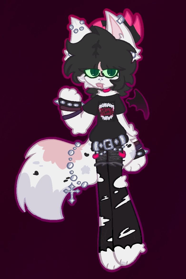 New oc, a son for my girl Psyche <3
He so sillie

🔗 #art #artmoots #arttwt #furry