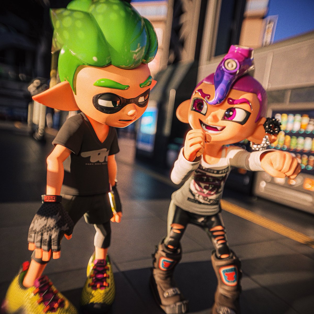 No way! Runor has it <a href="/oto_ga_Splatoon/">oto_ga</a> has balloons on their profile! So here’s Mino being tagged along for whatever Lukas is so excited about this time. At 5am in the morning!

Hope you’ll have a great one! 😌