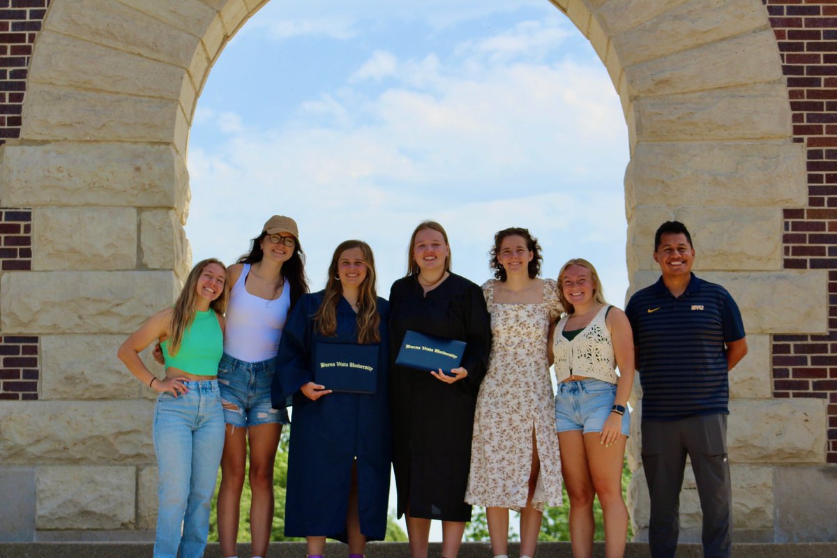 Congrats to our globe-trotting grads, Maddy and Chloe! When you miss graduation because you’re off studying abroad and living your best life, BVU’s still got your back! Huge shoutout to Pres. Lenzmeier for helping us celebrate these two incredible student-athletes!

#BVUGrad