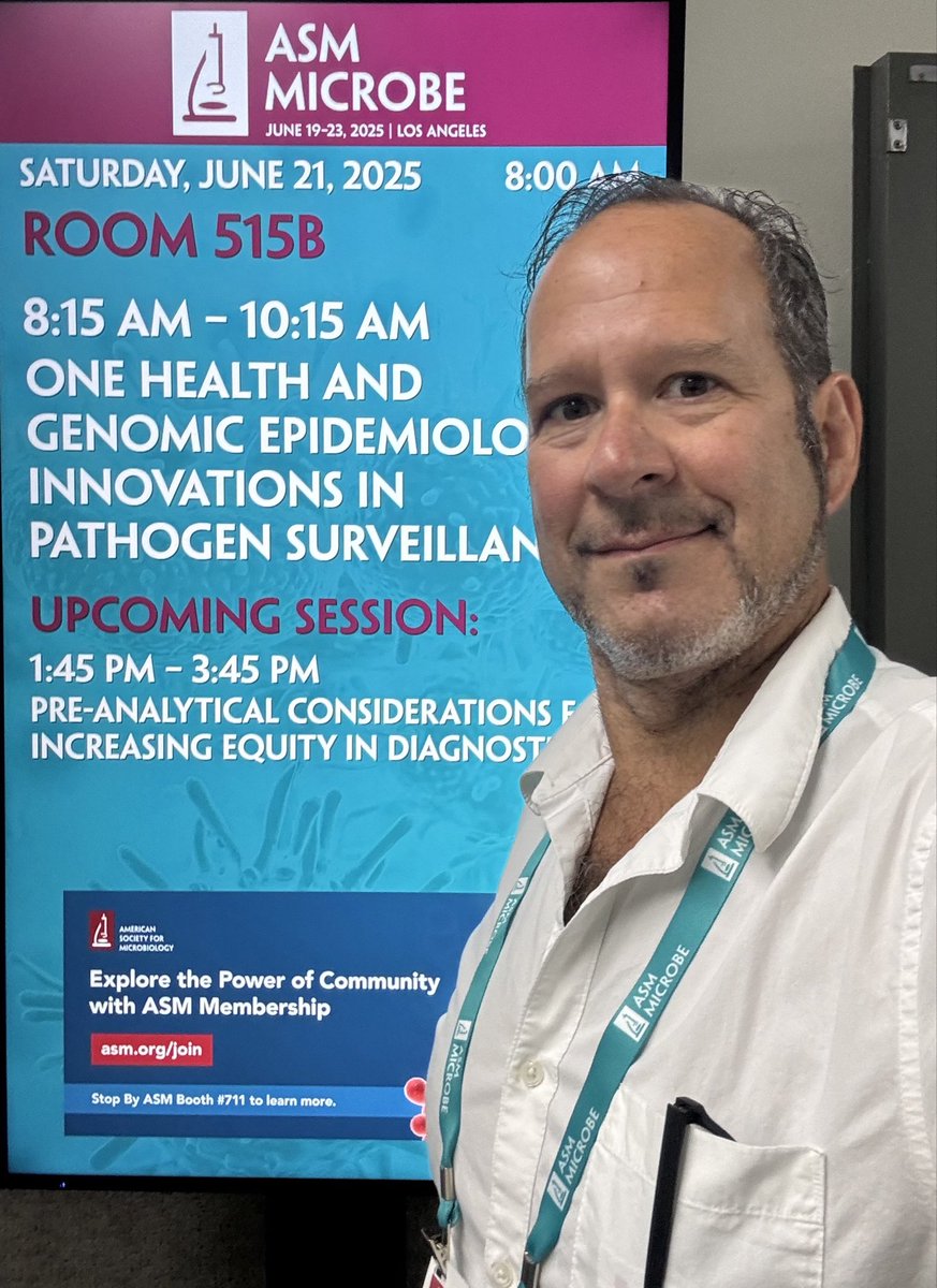 BortzGroup's tweet image. First #ASMicrobe! Great place to learn and share pathogen genomics methods, all these years ..