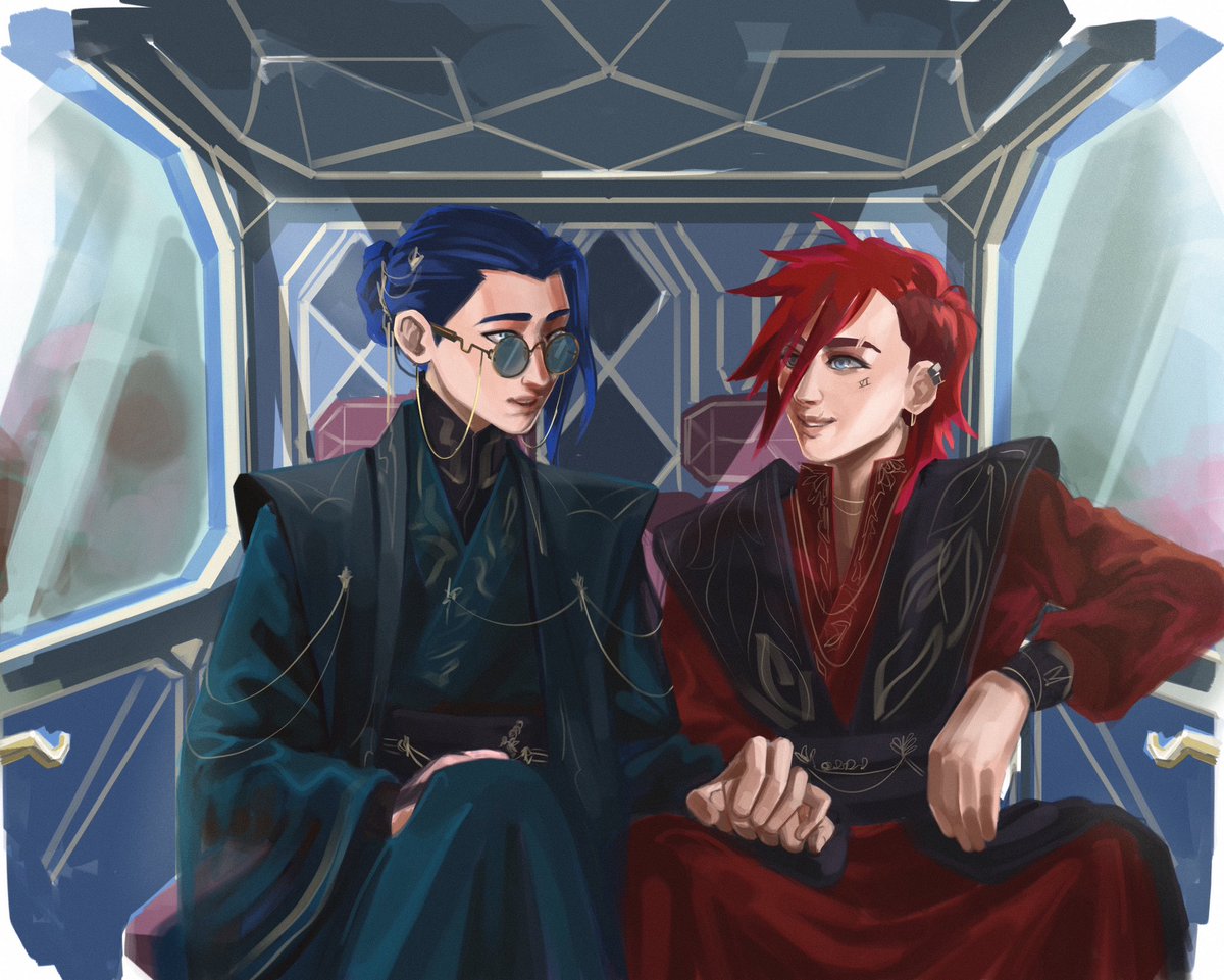 #HandsomeCaitlyn Day 7 Free Day: Filthy rich Ionian Caitlyn inspired by taq’s fic 🔥💸 #caitvi