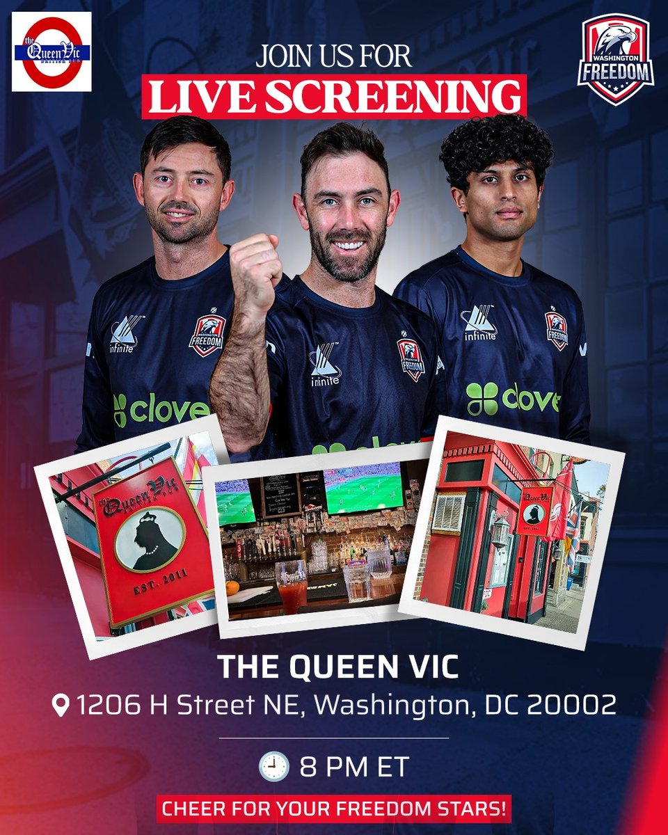 Weekend plans? LIVE screening. Loud crowd. Pure Freedom energy 💙

#FreedomExpress #MLC2025