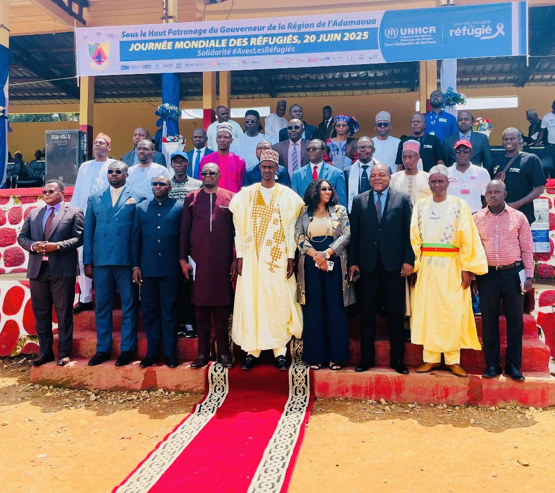 Saoudine08's tweet image. 20 juin, à Meiganga #JournéeMondialeDuRéfugié aux côtés de réfugiés, autorités & partenaires.
Culture, témoignages & engagement pour l’inclusion.
À Kentzou, 264 réfugiés sont rentrés volontairement en toute dignité.
L’espoir persiste.
#HopeAwayFromHome
#AvecLesRéfugiés | #WRD2025
