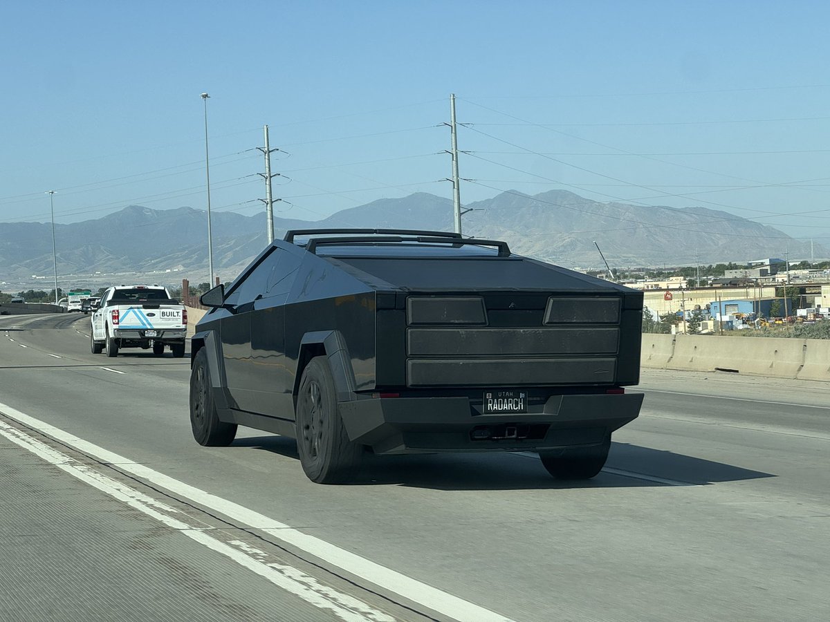 Does anyone know what the panels on this back of this Cybertruck are?