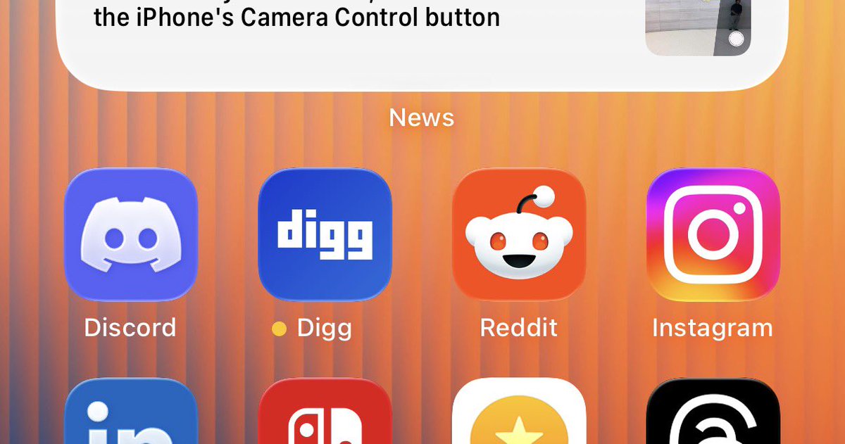 still feels sorta surreal to have <a href="/digg/">Digg</a> on my Home Screen again