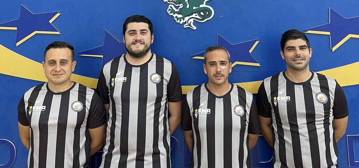#ÁrbitrosFMB | ¡¡Representación arbitral melillense en el CESA 3x3 U13-U15 con Juan Miguel Pérez, José Antonio Quero, Miguel Ángel Borja y Javier Pérez!!

👏 ¡¡Enhorabuena a todos!!

#seguimostrabajando