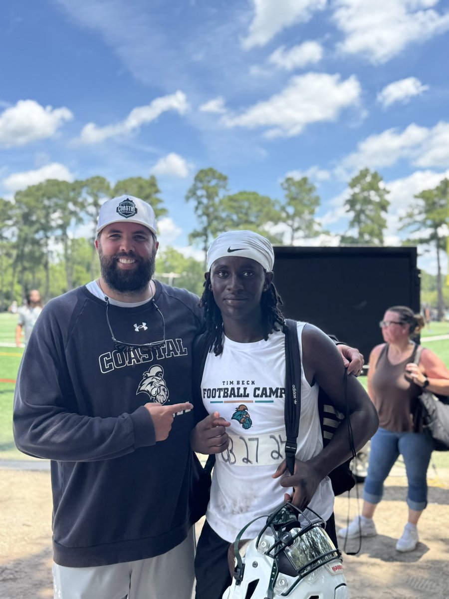 kevinjohnson15_'s tweet image. Had a great time at @CoastalFootball prospect camp yesterday, competing and learning new things. @Coachtimbeck @CCUCoachDrew @KyleWSteinhoff @SchillerWilson @CoachCParrott @NA_Chargers_FB @CoachFBWaters