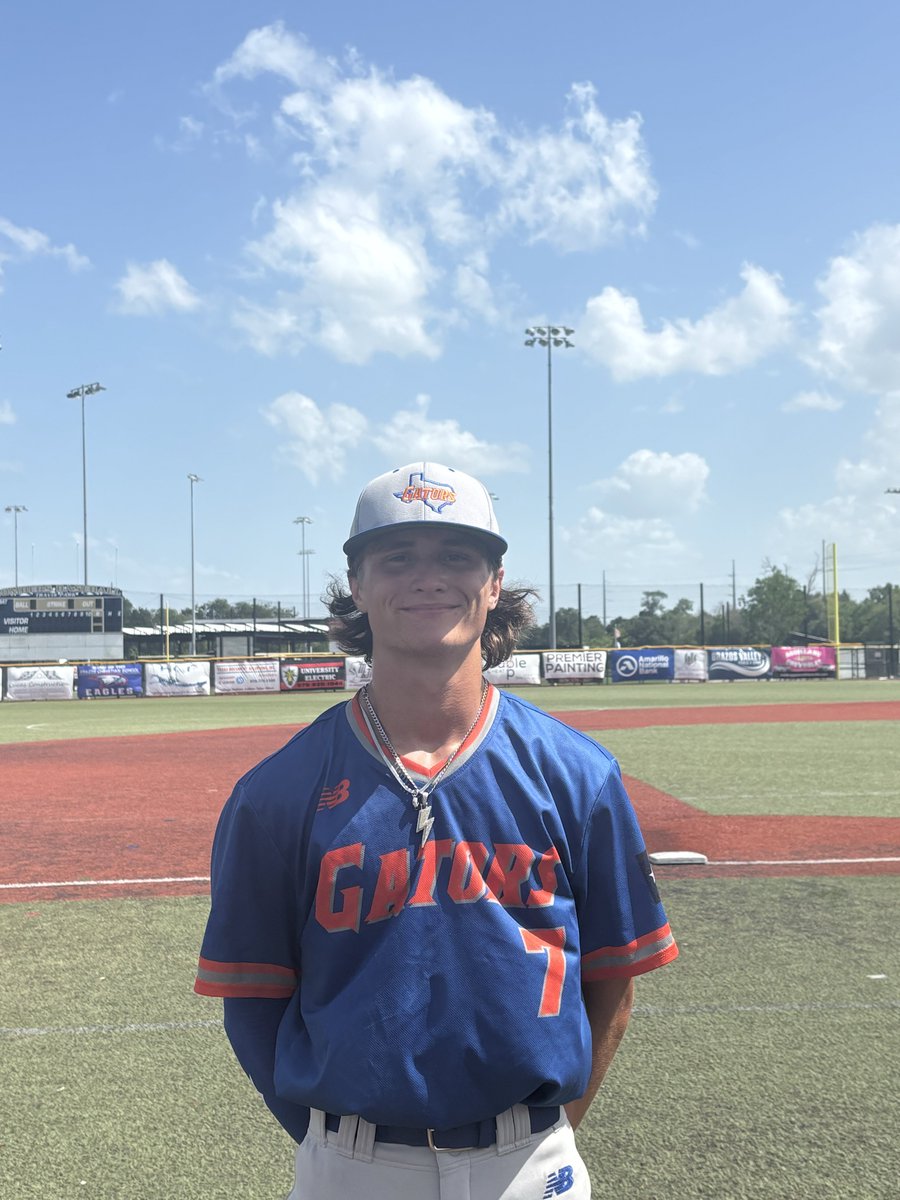✭Five Tool Texas✭ (@fivetooltexas) on Twitter photo F: <a href="/FWGatorball/">FW-Gatorball</a> 17U Reagan 3, GPS Legends Pettit 0
PoG: <a href="/Jadon_williams7/">Jadon Williams</a> 7 IP, 2K, 4H, 0R, BB F: <a href="/FWGatorball/">FW-Gatorball</a> 17U Reagan 3, GPS Legends Pettit 0
PoG: <a href="/Jadon_williams7/">Jadon Williams</a> 7 IP, 2K, 4H, 0R, BB