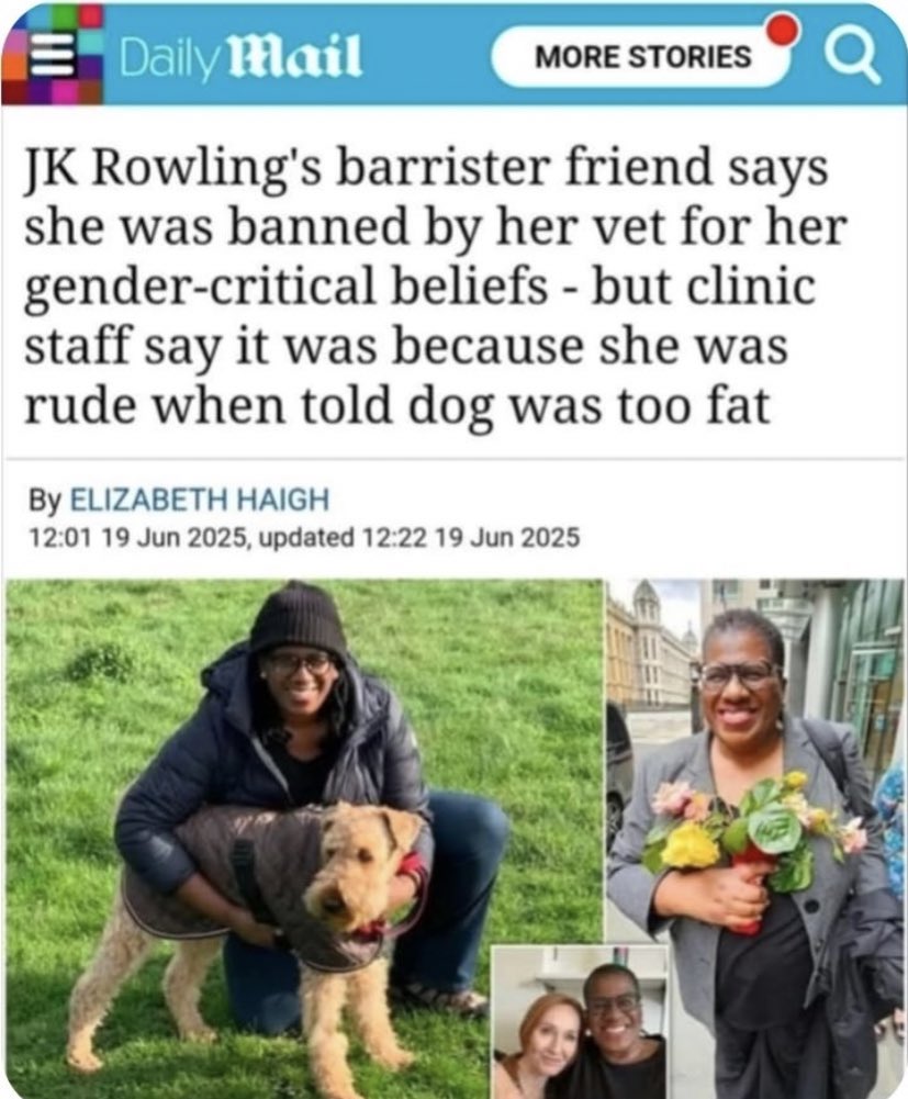 🚨 There’s a lot to take in with this headline. But it speaks to the entitlement and victim mentality of your average Terf.