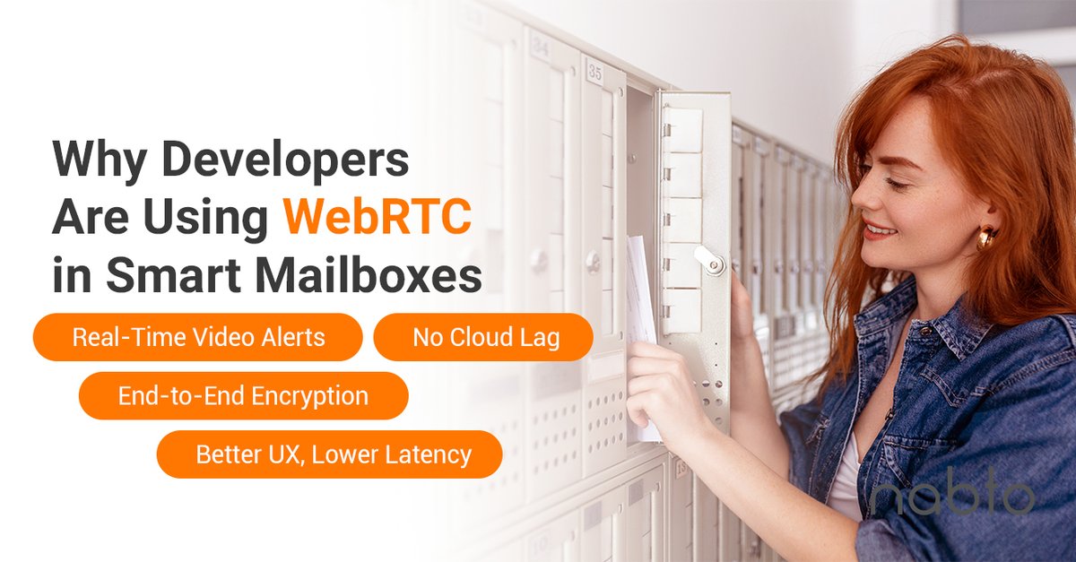 📦 Building smart mailboxes or lockers? #WebRTC lets users get instant, secure video alerts - without cloud lag.

✅ Real-time delivery verification
✅ Encrypted #P2P streaming
✅ Smooth UX = happier customers

Build it right 🌐 nabto.com/smart-video/ca…

#IoT