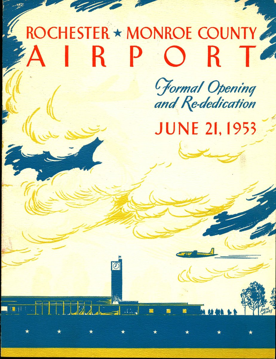 It’s our birthday! 🎉✈️🎂

On June 21, 1953, our new terminal officially opened and dedicated, marking a new era of air travel for the Rochester region.

Thanks for flying with us for 72 years — here’s to many more! 🎈💙 #FlyROC