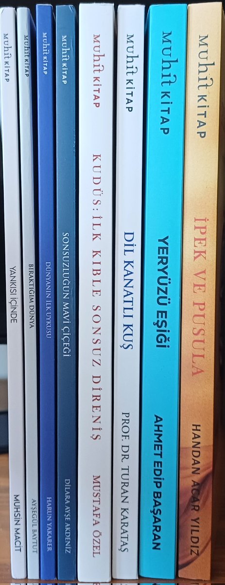 Mustafa ÖZEL (@h_mustafaozel) on Twitter photo Ne zaman yeni bir kitap görsem, heyecanlanırım.
<a href="/muhitkitap/">Muhit Kitap</a> ın yenileri; şiir (4), deneme (3) ve roman (1).
İyi ki kitaplar var. Ne zaman yeni bir kitap görsem, heyecanlanırım.
<a href="/muhitkitap/">Muhit Kitap</a> ın yenileri; şiir (4), deneme (3) ve roman (1).
İyi ki kitaplar var.