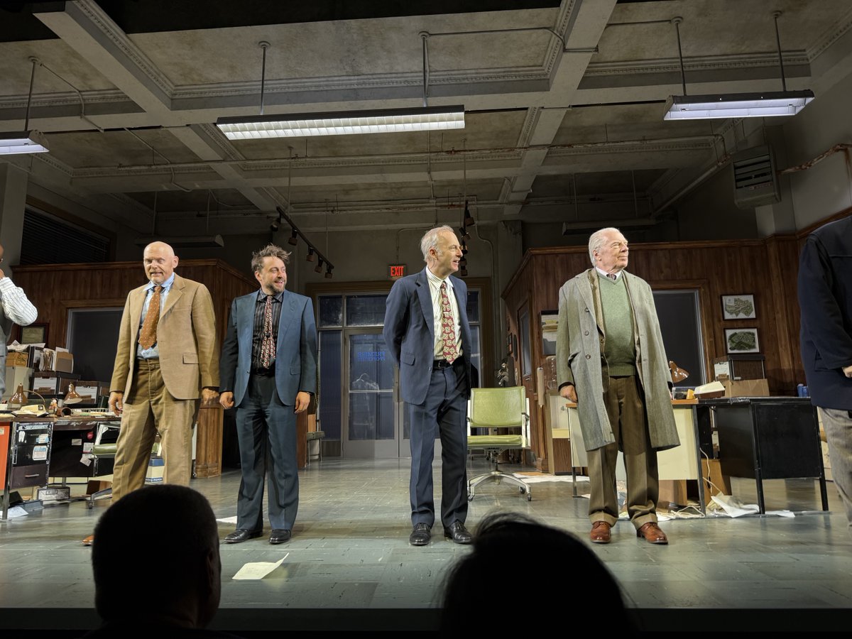 siglesias's tweet image. Glengarry Glen Ross can’t be missed. Everyone is perfectly cast. Watching Culkin and Odenkirk sling snappy, barbed Mamet dialogue is a dream.
