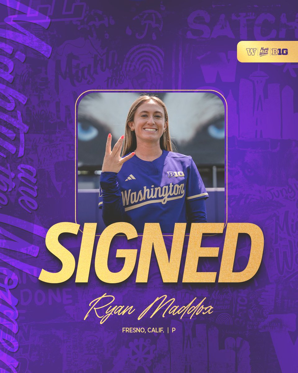 Washington Softball (@uwsoftball) on Twitter photo Husky Nation, join us in welcoming <a href="/ryanmaddoxx/">Ryan Maddox</a> to the pack! ๐ฆ
>> gohski.es/4kTYtZG
#MightyAreTheWomen Husky Nation, join us in welcoming <a href="/ryanmaddoxx/">Ryan Maddox</a> to the pack! ๐ฆ
>> gohski.es/4kTYtZG
#MightyAreTheWomen