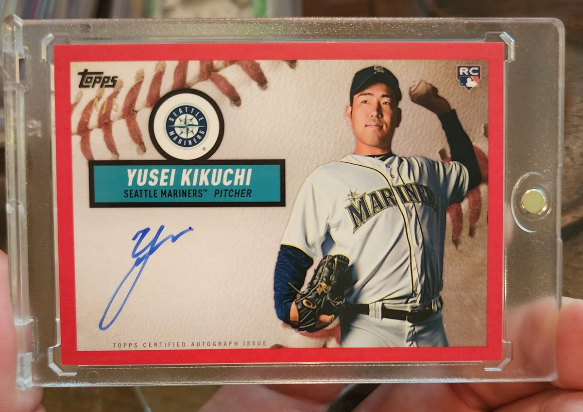 Kikuchi Rookie auto /5, $75
--------
$5 flat rate shipping, stacks over $50 ship free