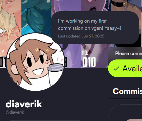 Waaaa~~! My first #VGenComm is underway :D Hit me  up if you want to be no. 2!