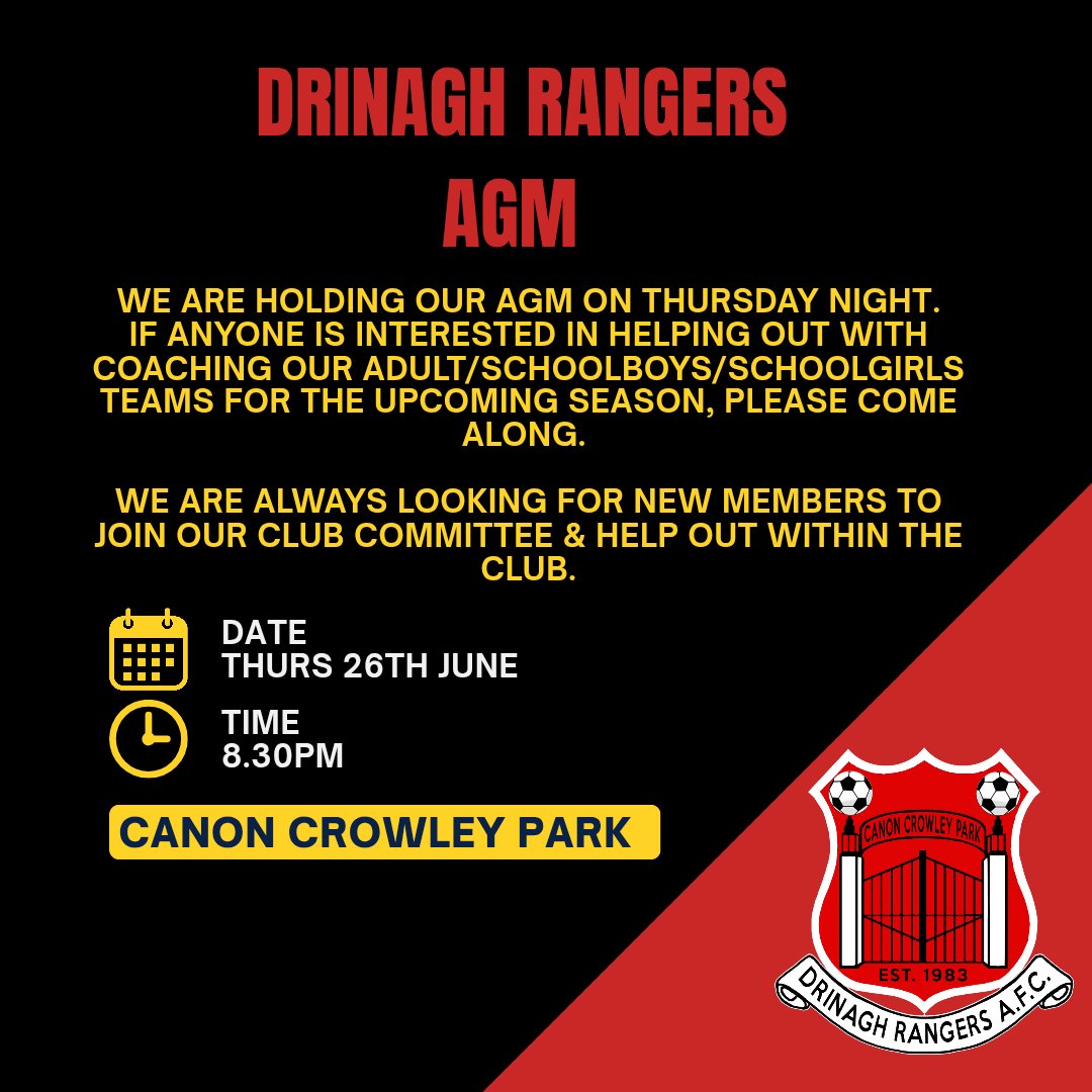 We would love to add more coaches &amp; committee members for the upcoming season.