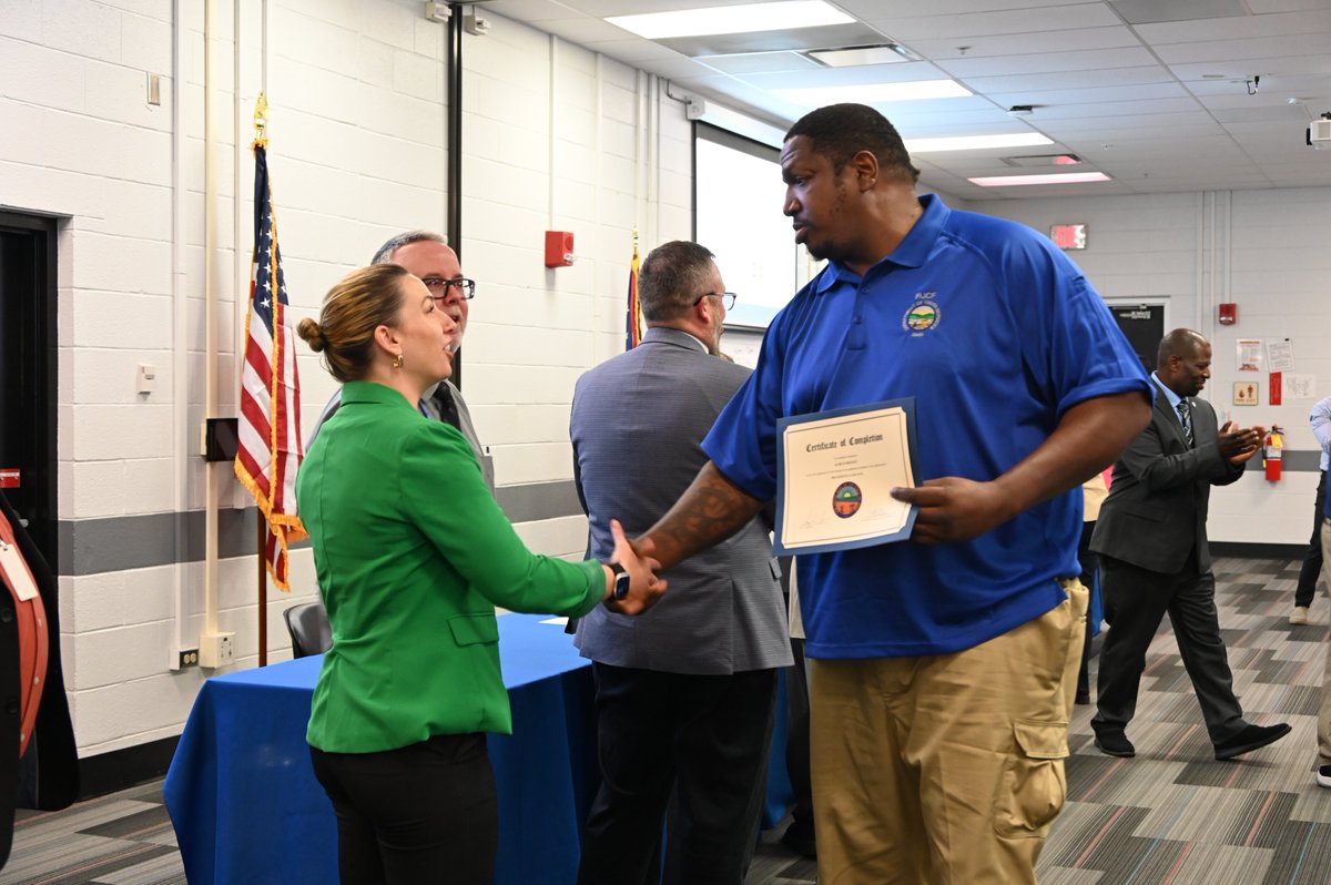 Preservice graduations have messages of how our work can positively transform youths. One of the 25 people to join our family this week is a former DYS youth who wants to serve others the way our staff poured into her. We're so happy to have Monesha &amp; the whole class on our team.