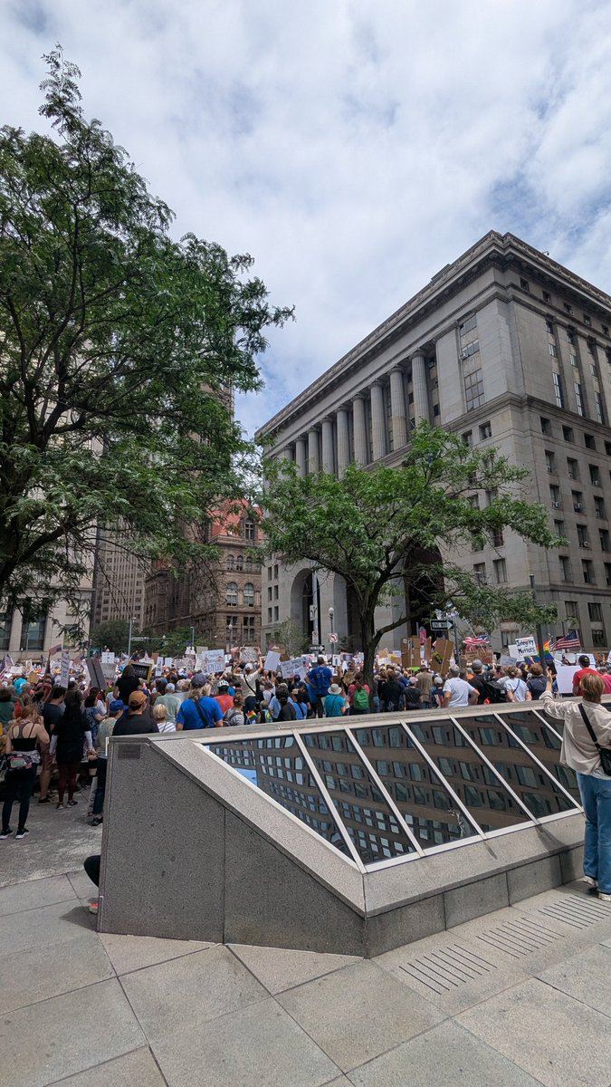Thousands of people have descended on the City-County Building in downtown Pittsburgh to peacefully protest injustice