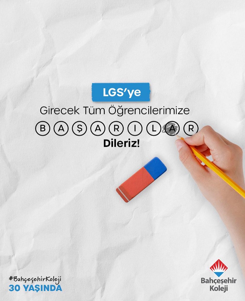 Uzun süren çabanın, sabrın ve emeğin karşılığı için son bir adım…😌

Tüm öğrencilerimize gönülden başarılar diliyoruz.✨

#BahçeşehirKoleji