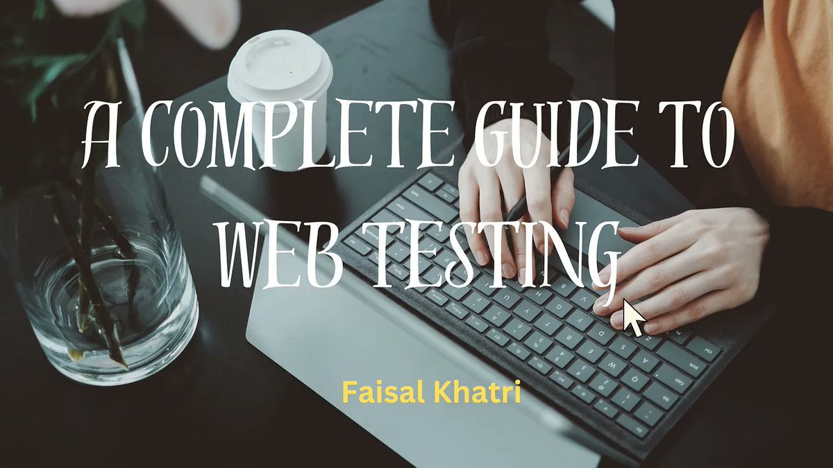 mfaisal_khatri's tweet image. In this tutorial blog, I have covered what web testing is, why it is required, different strategies that can be used with best practices, and examples.
Link to the article👇
medium.com/@iamfaisalkhat…
#SoftwareTesting #Blog #Tutorial #Testing #Medium