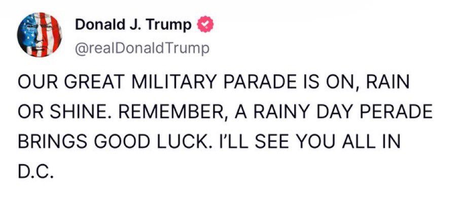 Obama never needed a "perade" to stroke his fragile ego
#NoKingsDay
#ObamaAppreciationDay