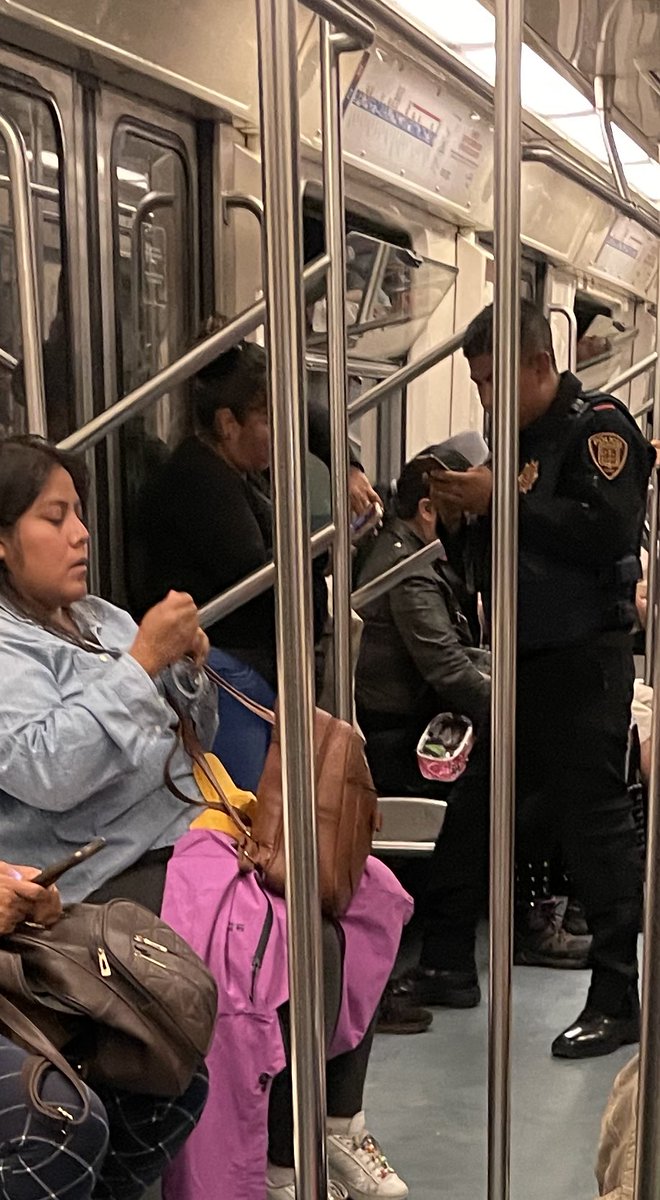 El operativo anti vagoneros en el Metro, consiste en que el policía juegue a las escondidillas hasta aparezca un vendedor. 

😂😂😂