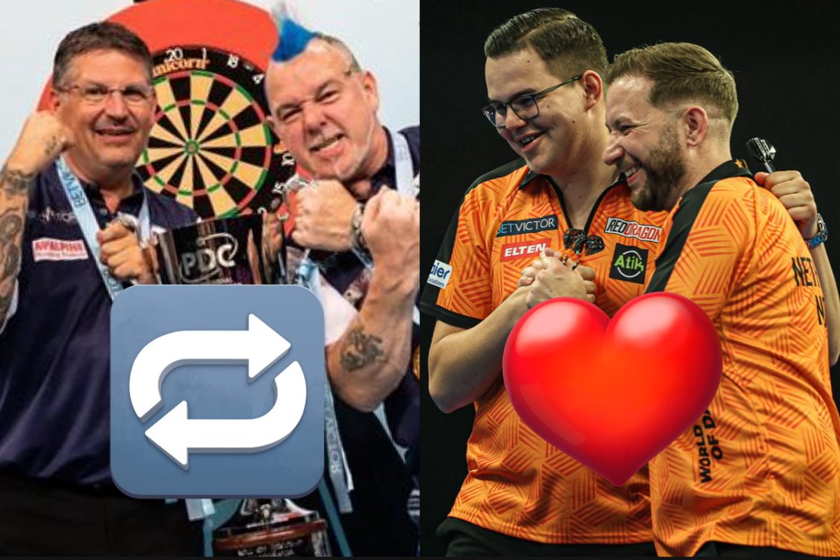 🌍 World Cup of Darts 2025! 🏆 

Who wins this Second Round game? 

🔁 for SCOTLAND 🏴󠁧󠁢󠁳󠁣󠁴󠁿 
❤️ for NETHERLANDS 🇳🇱