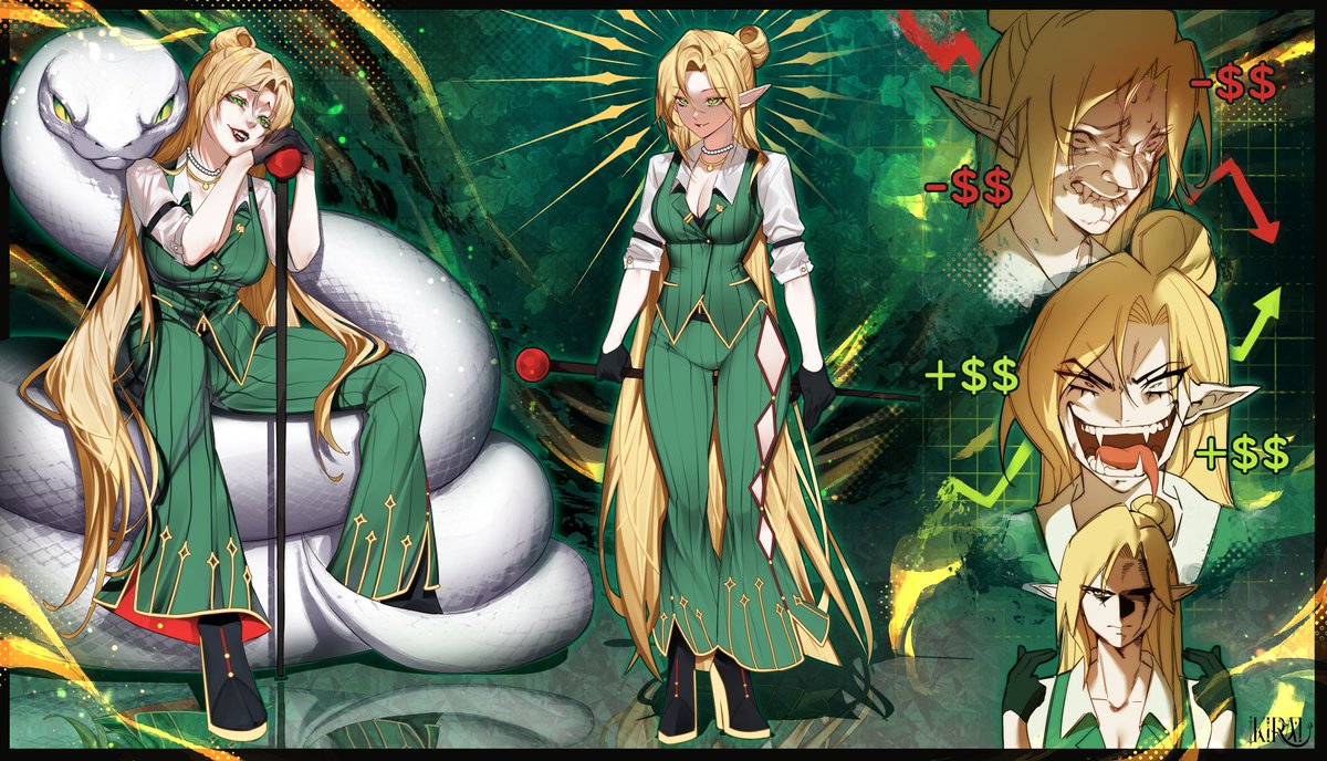 A FINANCE #Vtuber? THAT EXISTS??

Well yes, now it does. Ever wanted to learn some money management skills? Well I'm your gal. Join me for study sessions and seminars as I study finance &amp; so will you!
Oshi mark:🐍💸
Art tag: #ArtoArabella 
🎨#KIRAI_illust 
❤️&amp; RTs appreciated.