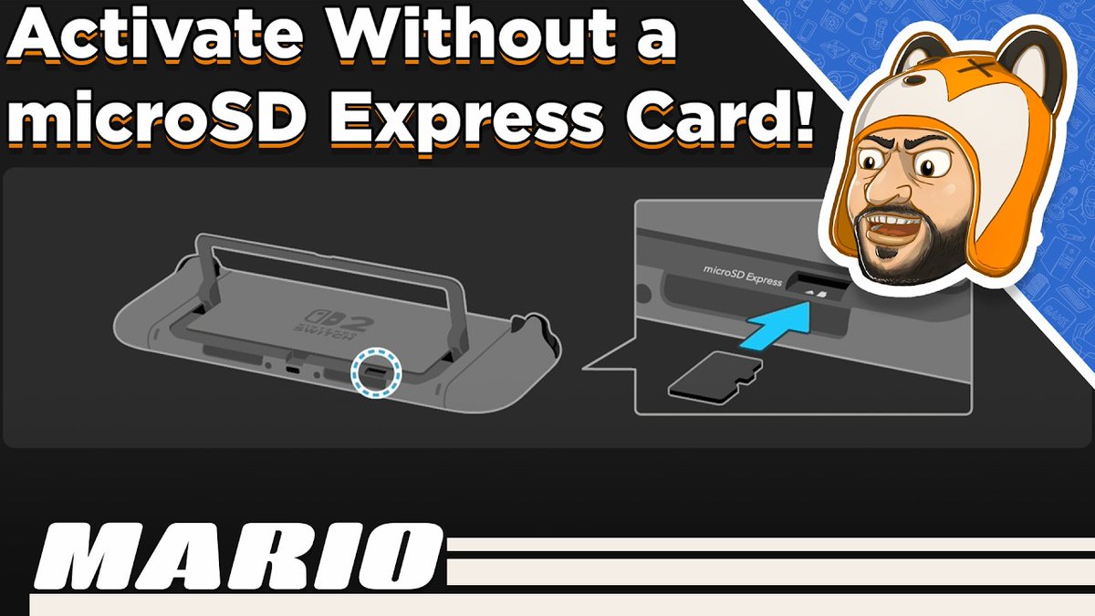 First Switch 2 tutorial is here!

How to Activate the microSD Slot on the Switch 2 Without a microSD Express Card!

Watch Here: youtu.be/QS0pNW45VwA