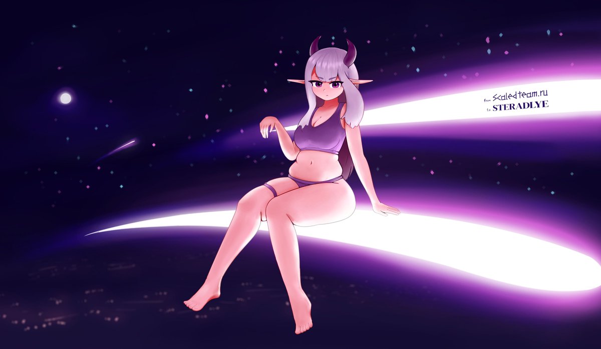 scaledteam's tweet photo. Little fanart for favourite music artist - @steradlye ! It was influenced by his album VoidHeart. https://t.co/6kfZZMf8sU