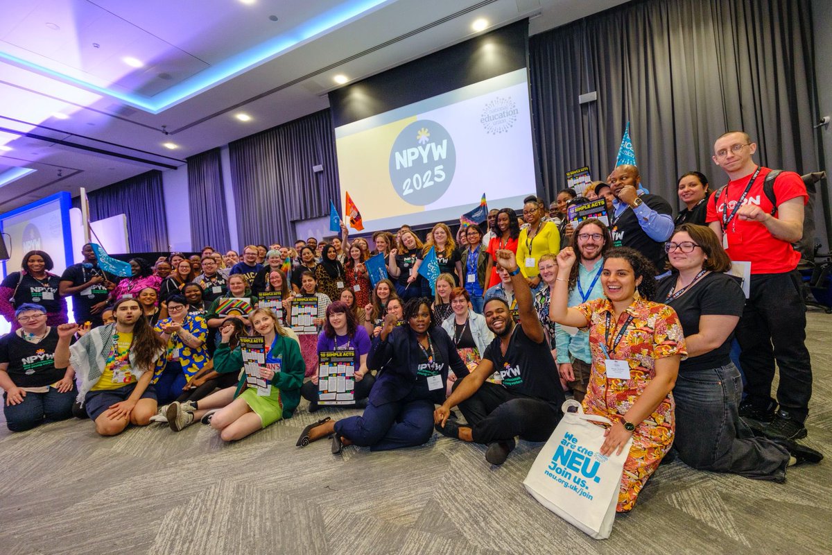 We are the <a href="/NEUnion/">National Education Union</a>! 
#NEUNPYW2025