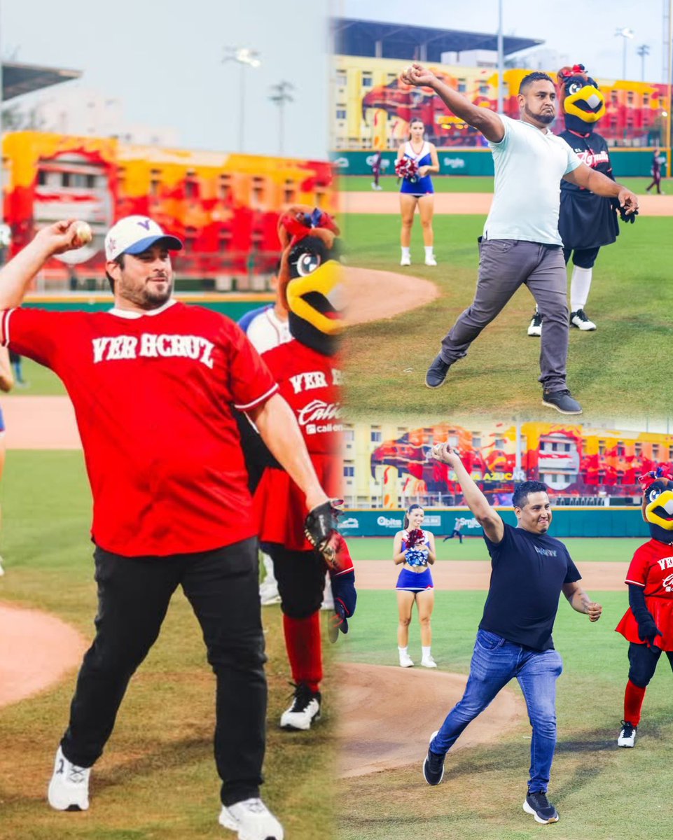 Recordar es volver a vivir 🙌🏽⚾️

Gran detalle de la directiva de el Águila al invitar a ex peloteros a lanzar la primera bola. Humberto Sosa, Enrique la “Viborita” Osorio y Sixto Báez Jr. (en representación de su padre Sixto Báez (QEPD) Por esto y más el beisbol es el
rey