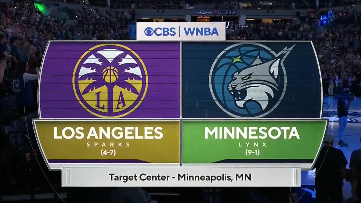 CBS Sports (@cbssports) on Twitter photo .<a href="/WNBA/">WNBA</a> action coming your way 🏀
<a href="/LASparks/">Los Angeles Sparks</a> vs <a href="/minnesotalynx/">Minnesota Lynx</a> are underway now on CBS! .<a href="/WNBA/">WNBA</a> action coming your way 🏀
<a href="/LASparks/">Los Angeles Sparks</a> vs <a href="/minnesotalynx/">Minnesota Lynx</a> are underway now on CBS!