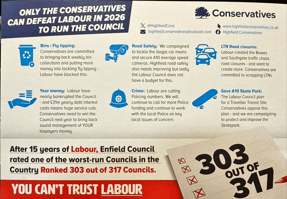 Highfield Conservatives tweet media