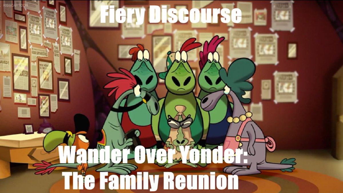Tomorrow on Fiery Discourse, we're discussing the Wander Over Yonder episode The Family Reunion! Will Sylvia manage to get a perfect score on the Dragoness Scale despite being a Zbornak?
youtube.com/playlist?list=…
#podcast #cartoon #animation #wanderoveryonder #disney #sylvia