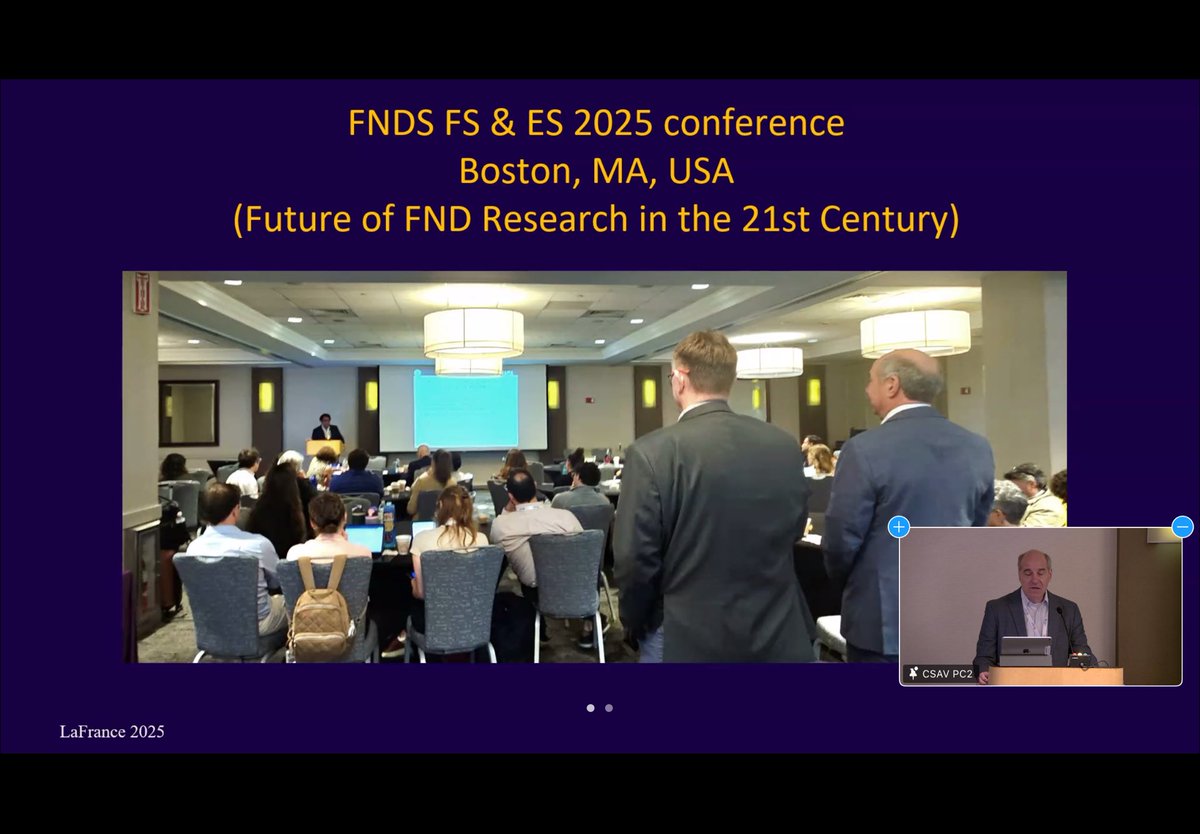 Yuri Bronstein (@yuribronstein) on Twitter photo Thank you FNDS, Dr Dworetzky, all speakers and participants for excellent meeting!
<a href="/FNDSociety/">Functional Neurological Disorder Society</a> <a href="/jonstoneneuro/">Jon Stone</a> <a href="/DavidLewisPerez/">David L. Perez MD, MMSc, FAAN, FANPA</a> Thank you FNDS, Dr Dworetzky, all speakers and participants for excellent meeting!
<a href="/FNDSociety/">Functional Neurological Disorder Society</a> <a href="/jonstoneneuro/">Jon Stone</a> <a href="/DavidLewisPerez/">David L. Perez MD, MMSc, FAAN, FANPA</a>