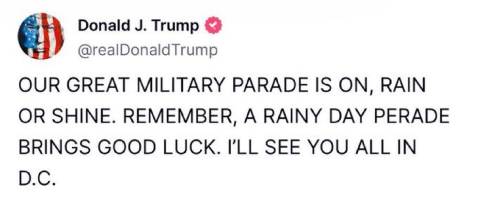 Our idiot-in-chief folks

“PERADE”