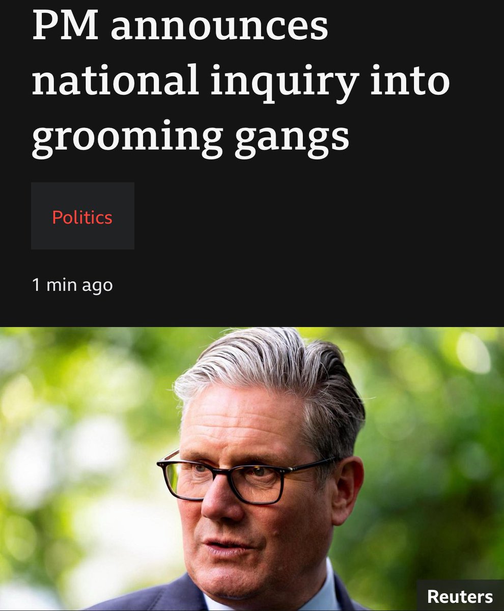 Finally. Wouldn’t it have been better to have chosen to do it than being told to do it?