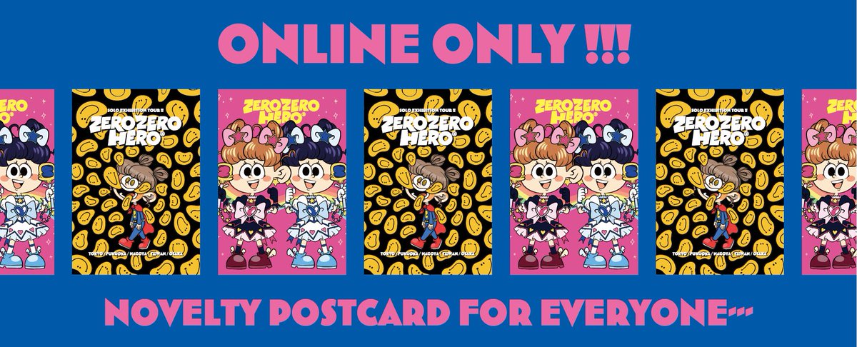 6/15(日)22:00〜 ついに完結する個展ツアー「ZERO ZERO HERO®︎」の